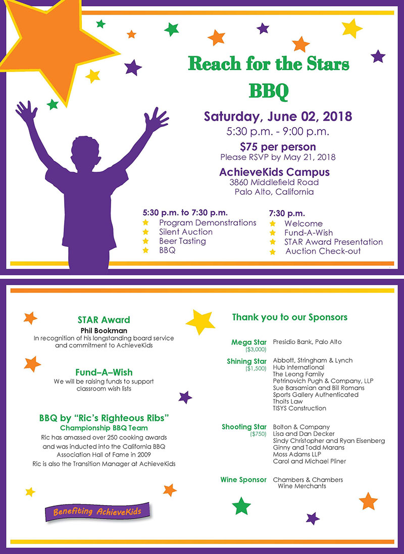 Reach for the Stars BBQ 2018
