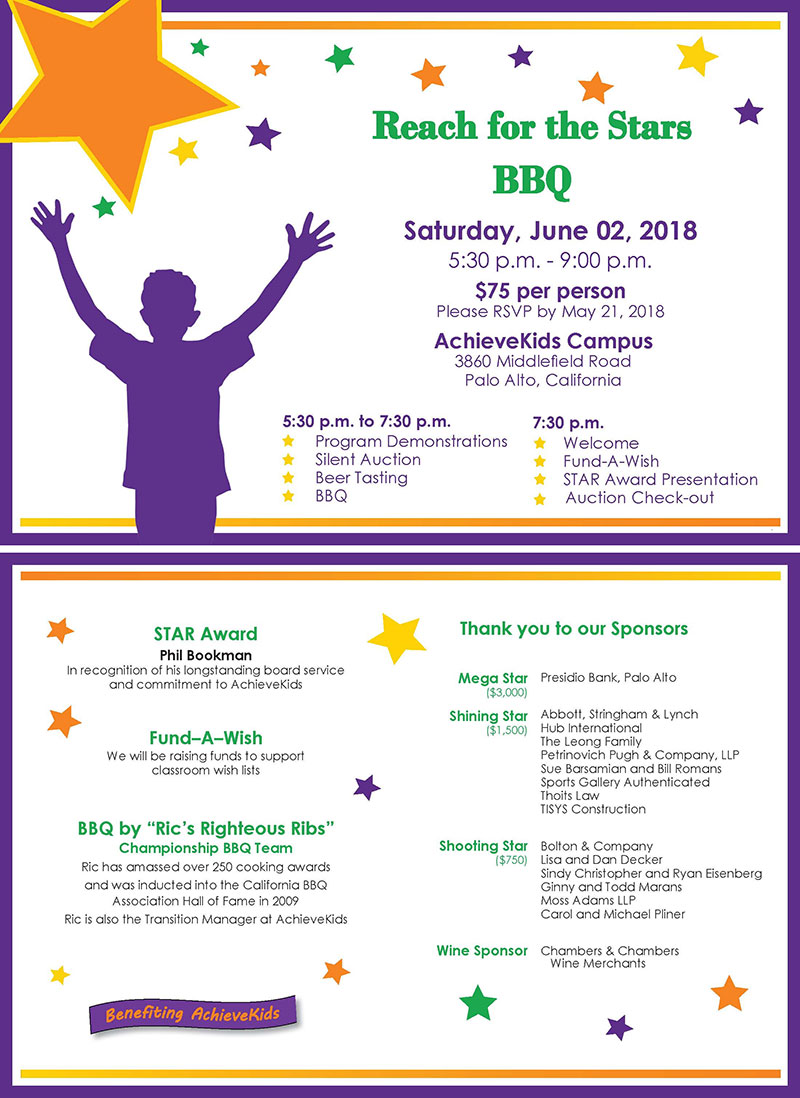 Reach for the Stars BBQ 2018